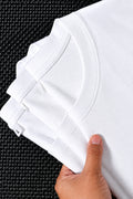 100% Cotton Men's T-shirt O-neck Solid Color Bottoming Shirt Universal Casual Breathable T-shirt Tops Spring Autumn