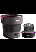 Example product13L Portable Washer with 3 Cleaning Modes, Mini Foldable Washing Machine for Baby Clothes Underwear Socks, for Apartment Home Camping Travel, Black Purple